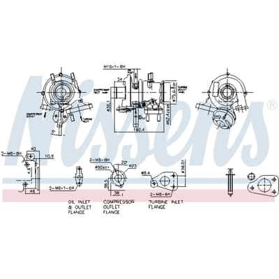 Supercharger, drukvulling NISSENS 93234