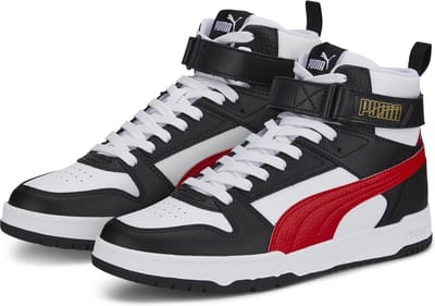 PUMA Unisex Rbd Game White-high Risk Red-black-team Gold Taglia: 42.5 | Scarpe da Allenamento Outlet | Unisex | Giallo
