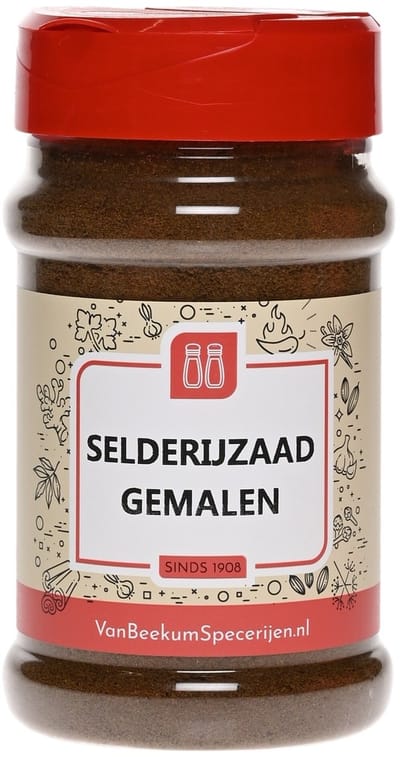 Van Beekum Specerijen - Selderijzaad Gemalen - Strooibus 130 Gram