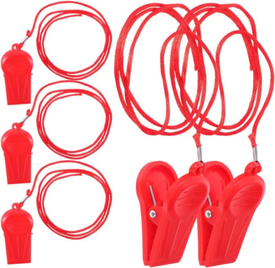 5 Stuks Noodstop Schakelaar voor Loopband - Veiligheidsaccessoires, Fitness Apparatuur en Stopkabel voor Hardloopmachine, Rood Metaal