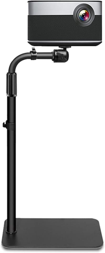 Projector standaard - Vloerhouder - Filmavond thuis - Verstelbare hoogte - 80-145 cm - Zwart