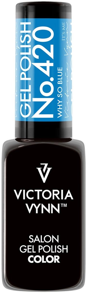 Victoria Vynn – Salon Gelpolish 420 Why so Blue - blauwe gel polish - neon - gellak - nagels - nagelverzorging - nagelstyliste - uv / led - nagelstylist - callance