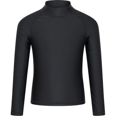 Mountain Warehouse Rash Top met lange mouwen voor kinderen/Kinderen (Jet Zwart)