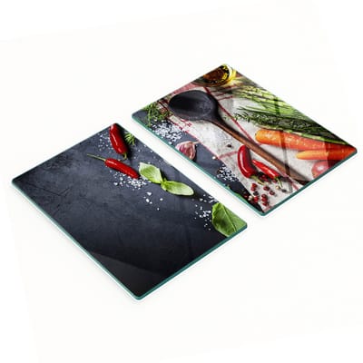 Multifunctionele decoratieve snijplanken voor de keuken, gemaakt van gehard materiaal, 2x40x52 cm