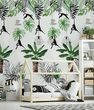INGK Behang - Kids - Abby & Bryan - Life is a jungle