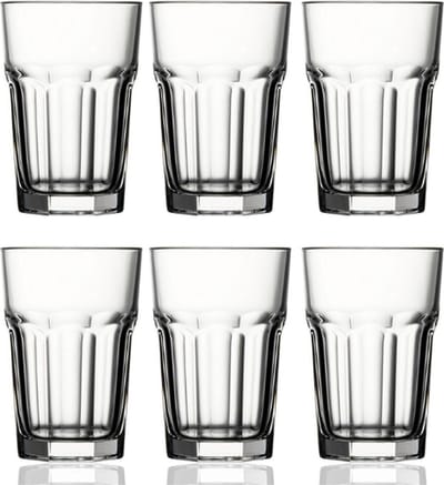 Luxe Longdrinkglazen - 420ml/42cl - (6 Stuks) - Drinkglas - Limonadeglazen - Glas - Hoogwaardige kwaliteit - Glazenset - Drinkglazen - Cocktailglazen