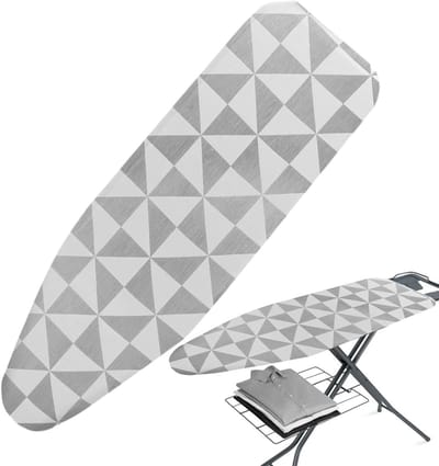 Strijkplankonderlegger - Warmte reflecterend - Efficiënt Strijken - Dikke Viltlaag - 110 x 34 cm - Zilverkleurig