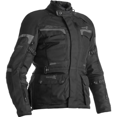 RST Adventure-X Ladies Jas Zwart Grijs - Maat 8 - Jas