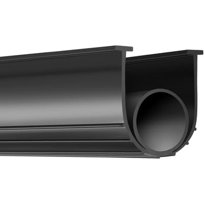 Garagedeurafdichtingen Bodemrubber, U-vorm + O-ring Combinatie Garagedeur Bodem Weerafdichting, 10ft Weerbestendige Garagedeurafdichting, 5/16 inch T-uiteinden