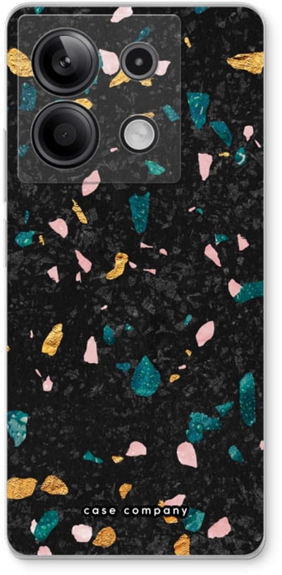 Case Company® - Hoesje geschikt voor Xiaomi Redmi Note 13 5G hoesje - Terrazzo N°10 - Soft Cover Telefoonhoesje - Bescherming aan alle Kanten en Schermrand
