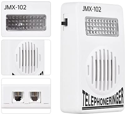 Telefoon Beltoon Versterker met Stroboscoop Licht – Extra Luid & Visueel Signaal