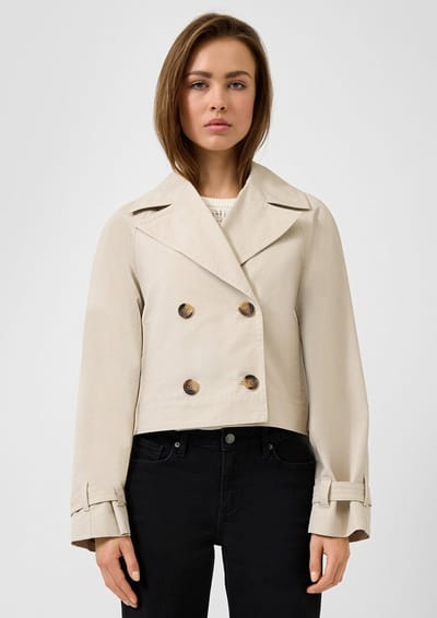Q/S designed by - Dames jas - Maat S - Vrouwen - Bruin - voering