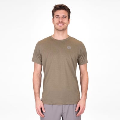 BIDI BADU Crew Two Colored T-shirt Heren-Olijf