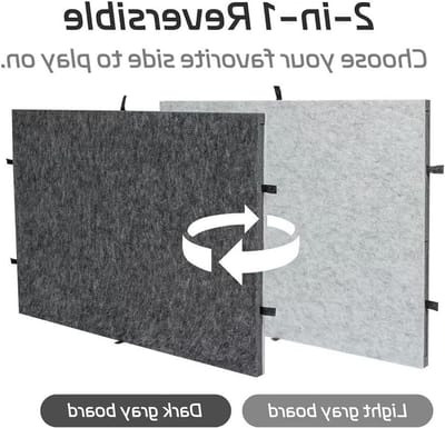 Kantelbaar puzzelbord met 6 gekleurde laden en verstelbare standaard, lichtgewicht vilten speeltafel voor 1000-1500 stuks