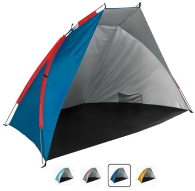 Strandtent Concielo - Oranje - Lichtgewicht - UPF 50 - 120 x 210 x 120 cm