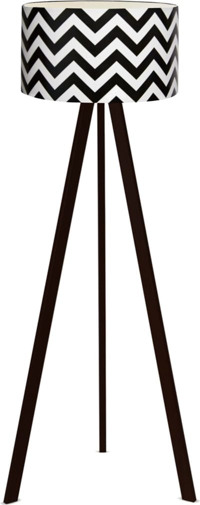 Staande lamp Newport vloerlamp 140 cm E27 zwart en wit