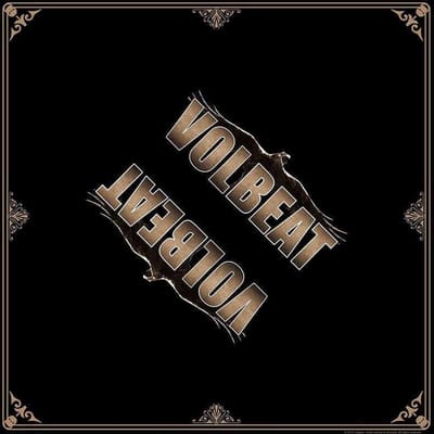 Volbeat - Raven Logo Bandana - Zwart