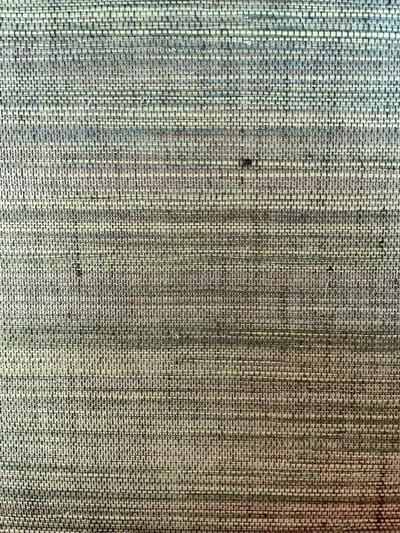 Sisal groen blauw mix zilver metallic