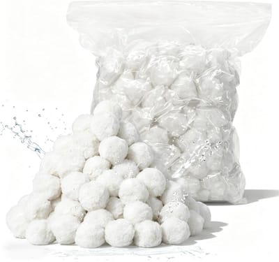 Vervangende filterballen voor zwembad - 35 kg filterzand alternatief voor optimale waterfiltratie