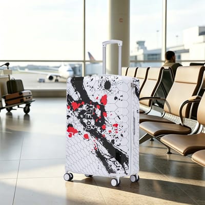 Grote Reiskoffer - Handbagage Koffer - Reiskoffer - Trolley - Koffers - 76x50x29 cm - Spinner wielen - Cijferslot - Lichtgewicht - Zwart
