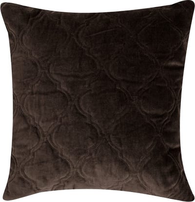 Moroccan Velvet Bruin Kussen | 45 X 45 | Sierkussen Voor Woonkamer Of Slaapkamer