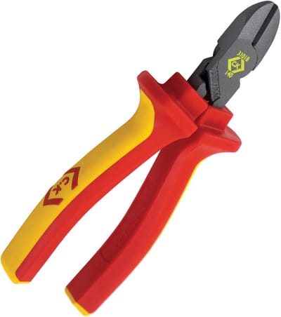 Zijsnijder - Kniptang Tang - Elektra Werk - VDE Gecertificeerd - 140 mm - Rood Geel