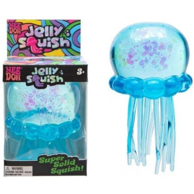 Nieuwe Schylling Kwallen Genezende Serie Needoh Leuke Kubus Stressverlichter Knijpspeeltje Kindercadeau&## blauw