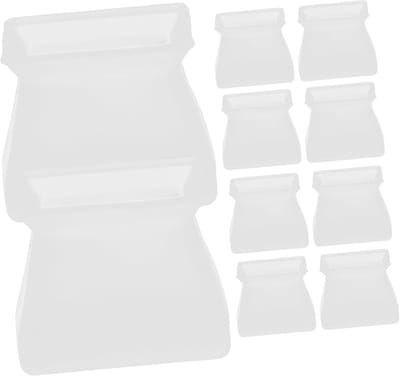 Stoelpoot Beschermers - Meubel Pads - Vloer Beschermen - Stabiele Pasvorm - 10 Stuks - Wit