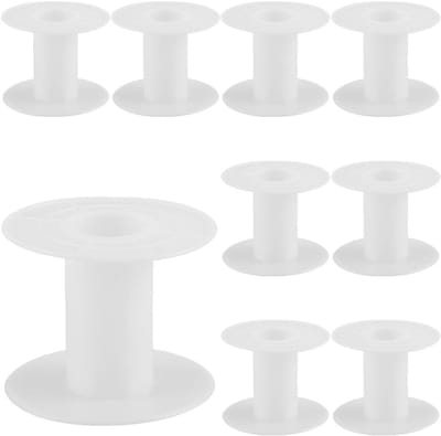 Lege Spoelen - Draad Houders - Garen Organiseren - Set van 15 stuks - 55 x 46 mm - Wit