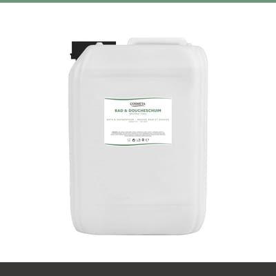 Bad & Doucheschuim - Groene Thee - Transparant - 5 Liter - Cosmeya | Navullen.com Navullen Cosmeya.nl Ltr Jerrycan Navulling Navullen Shower foam Showerfoam Douche foam Shampoo Douchefoam