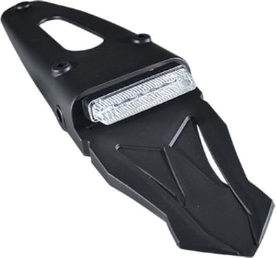 Bavette arrière Tun'R pour moto ave feu arrière transparent a LED 12V Neuf