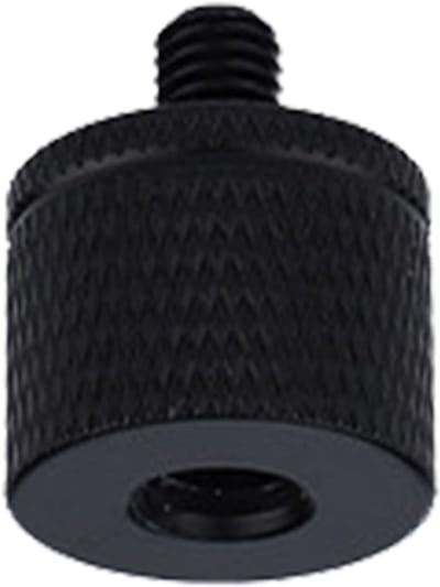 Statiefschroef Adapter - Schroefdraad Connector - Camera Bevestigen - Universele Schroefdraad - 1/4 naar M8 - Zwart