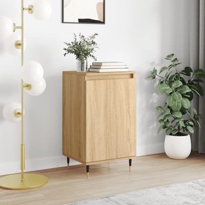 vidaXL - Dressoir - 40x35x70 - cm - bewerkt - hout - sonoma - eikenkleurig