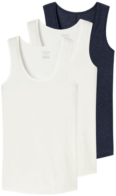 Schiesser Dames onderhemd 3 pack Personal Fit