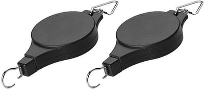 Plant Katrol Intrekbaar - 2 Stuks - Hanger voor Bloem Mand - Ophanghaak - Tuinmanden - Geschikt voor Hangplanten - Hangplant