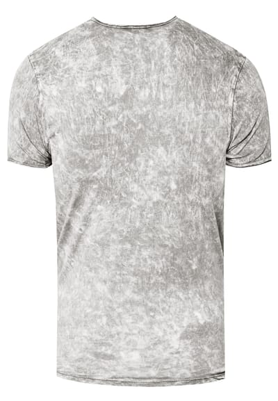 gewassen T-shirt met adelaarprint