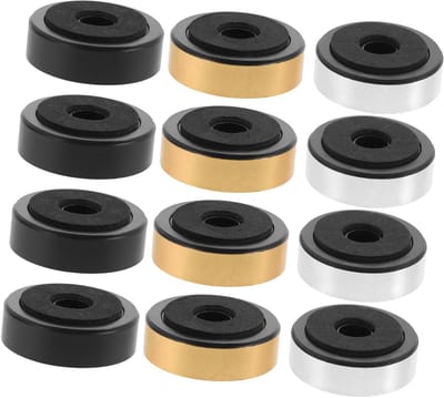 Luidspreker Isolatie Pads - Audio Dempers - Geluid Verbeteren - Schokabsorberend Ontwerp - 12 Stuks - Diverse Kleuren