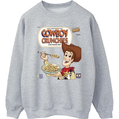 Disney Heren Toy Story Woody Cowboy Crunchies Sweatshirt (Sportgrijs)