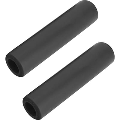 Een Paar Siliconen Gel Schokabsorberende Antislip Fietsstuurhoes Fietsaccessoire(Zwart ) zwart