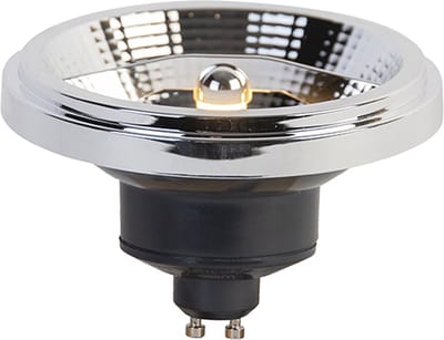 LUEDD GU10 3-staps dim to warm LED lamp AR111 11W 620 lm 2000-3000K
