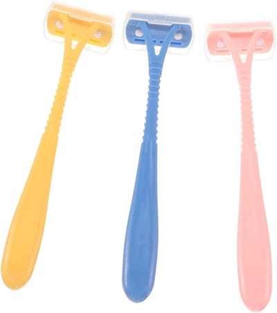 Dames Scheermesjes - Body Hair Trimmer - Lichaamshaar Verwijderen - Vermindert Huidirritatie - 3 stuks - Diverse kleuren