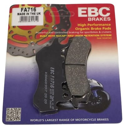 Ebc Fa716 Organic Remblokken Zwart