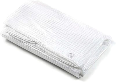 STI canvas wit met oogje winddicht scheurbestendig polyethyleen anti-UV verschillende afmetingen 4x6mt