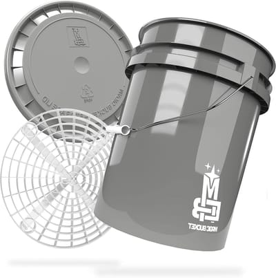 Wasemmer met Grit Guard - Autowas emmer - Auto poetsen - Extra stabiel 20 liter