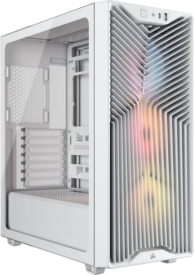 Corsair 3200D RS ARGB White - Case - Miditower - Wit