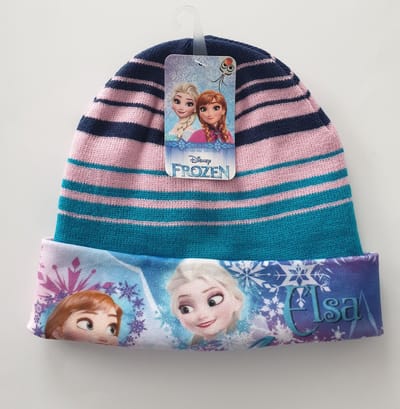 Disney Frozen Muts - Roze - Groen - Maat 52 cm