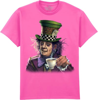 Alice In Wonderland Mad Hatter The Coloured House T-shirt XL