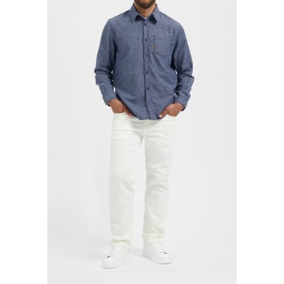 Mud Jeans Alex Mid Loose Light Weight Natural Size: W32L32 | Relaxed Outlet | Heren | Wit
