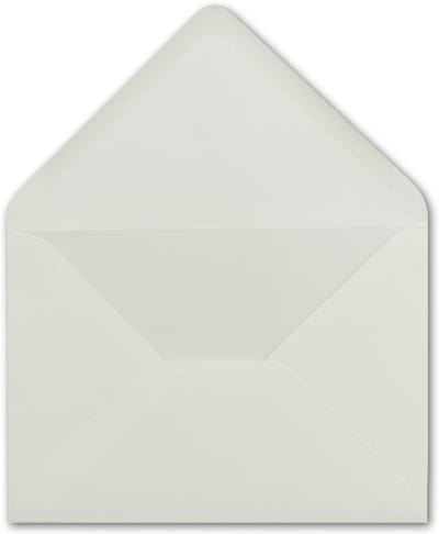 50 Ivoor DIN B6 Enveloppen 12,5x17,5 cm Zonder Venster voor Uitnodigingen