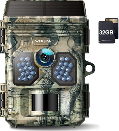 Wildcamera met Nachtzicht - 4K Ultra HD - Oplaadbaar - Waterdicht - Natuurcamera